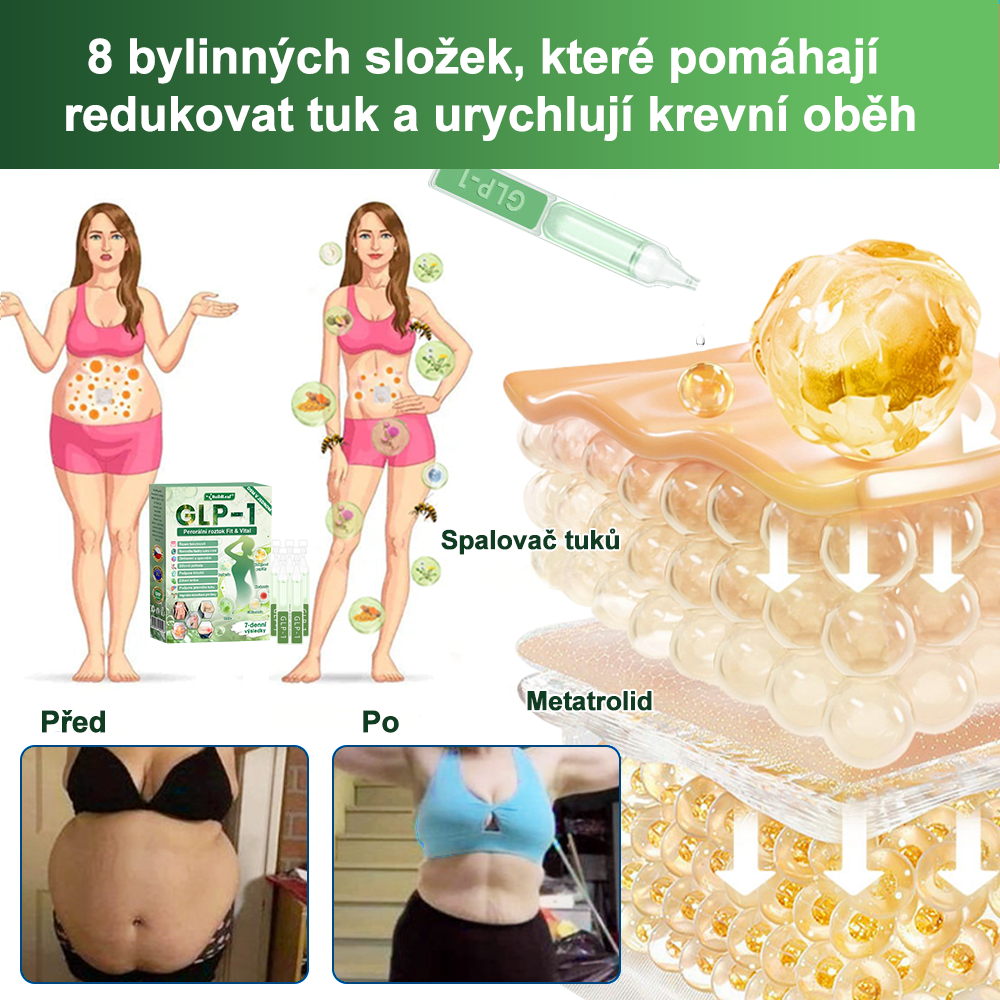 🎈🎈Oficiální obchod ČR | BuildLeaf® GLP-1 8-v-1 Fit & Vital Řešení (Jednou denně, viditelné změny za 7 dní) ✅ Obezita, kardiovaskulární zdraví, cukrovka, spánková apnoe, zdraví střev, problémy se klouby a další.