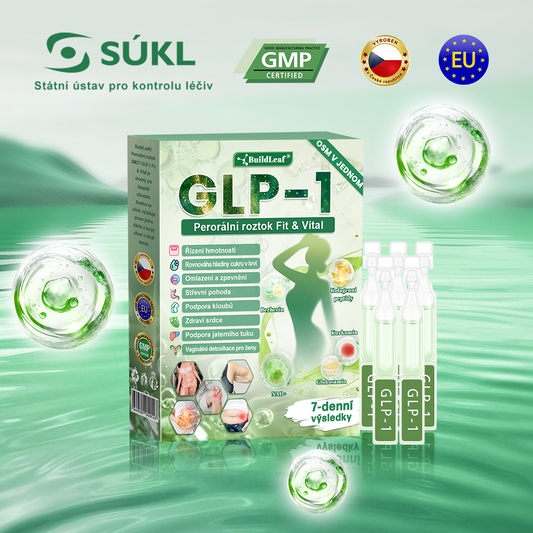🏆️Oficiální obchod ČR | BuildLeaf® GLP-1 8-v-1 Fit & Vital Řešení (Jednou denně, viditelné změny za 7 dní) ✅ Obezita, kardiovaskulární zdraví, cukrovka, spánková apnoe, zdraví střev, problémy se klouby a další.